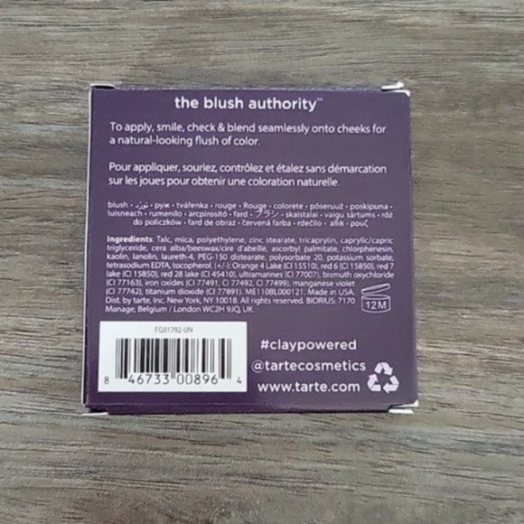 tarte - FULL SIZE  Award Winning Amazonian Clay 12-hour Blush in Captivating - Picture 5 of 5